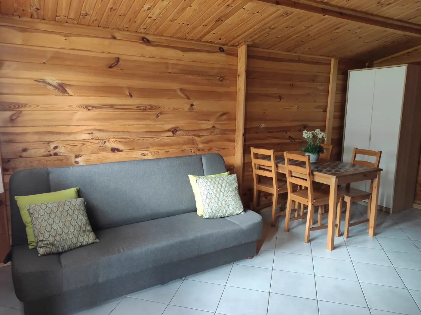 Domek Letniskowy 2, przestrzeń dzienna