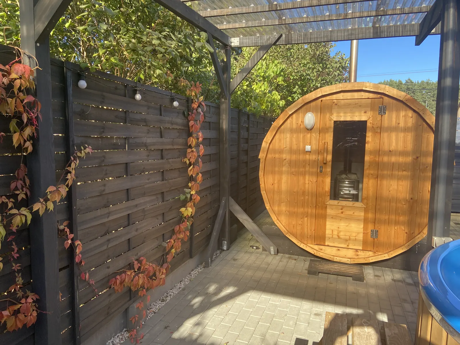 Sauna ogrodowa w beczce